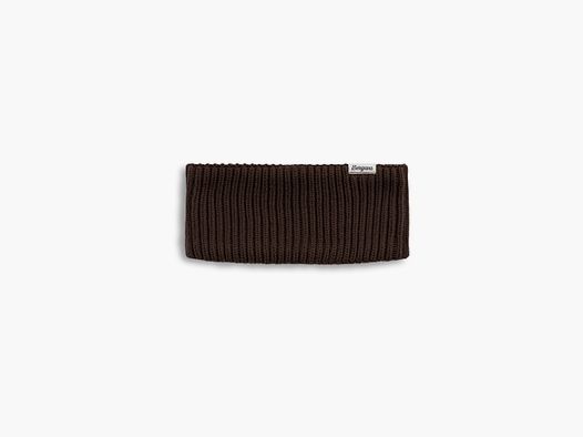 Bergans Nordmarka Merino headband Dark Chocolate