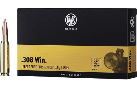 RWS .308 Win. Target Elite Plus 10,9g/168grs.