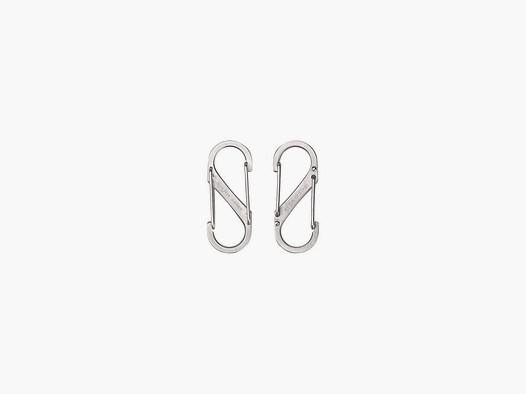 NITEIZE – SCHLÜSSELANHÄNGER S-BINER® EDELSTAHL DUAL KARABINER #1 (2 Stk)