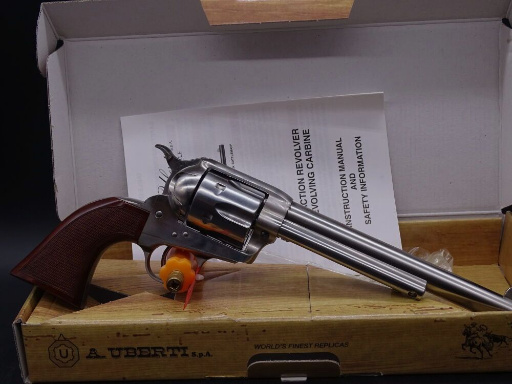 Uberti 1873 Cattleman Inox Stainless 7 1/2 " caliber .357 Magnum 1873 Cattleman INOX Stainless