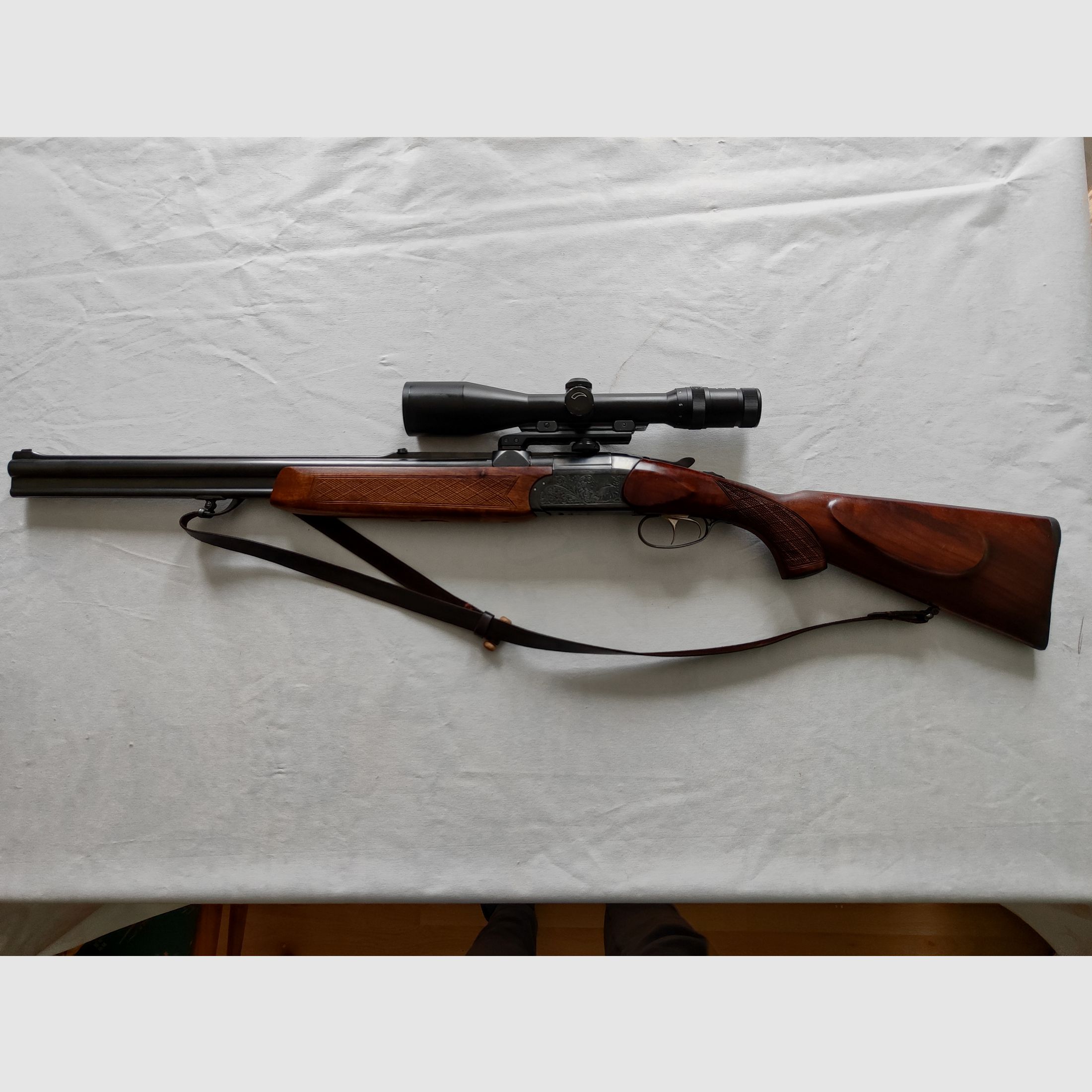 Brünner Bockbüchsflinte Kaliber 7x65 R 12/70 