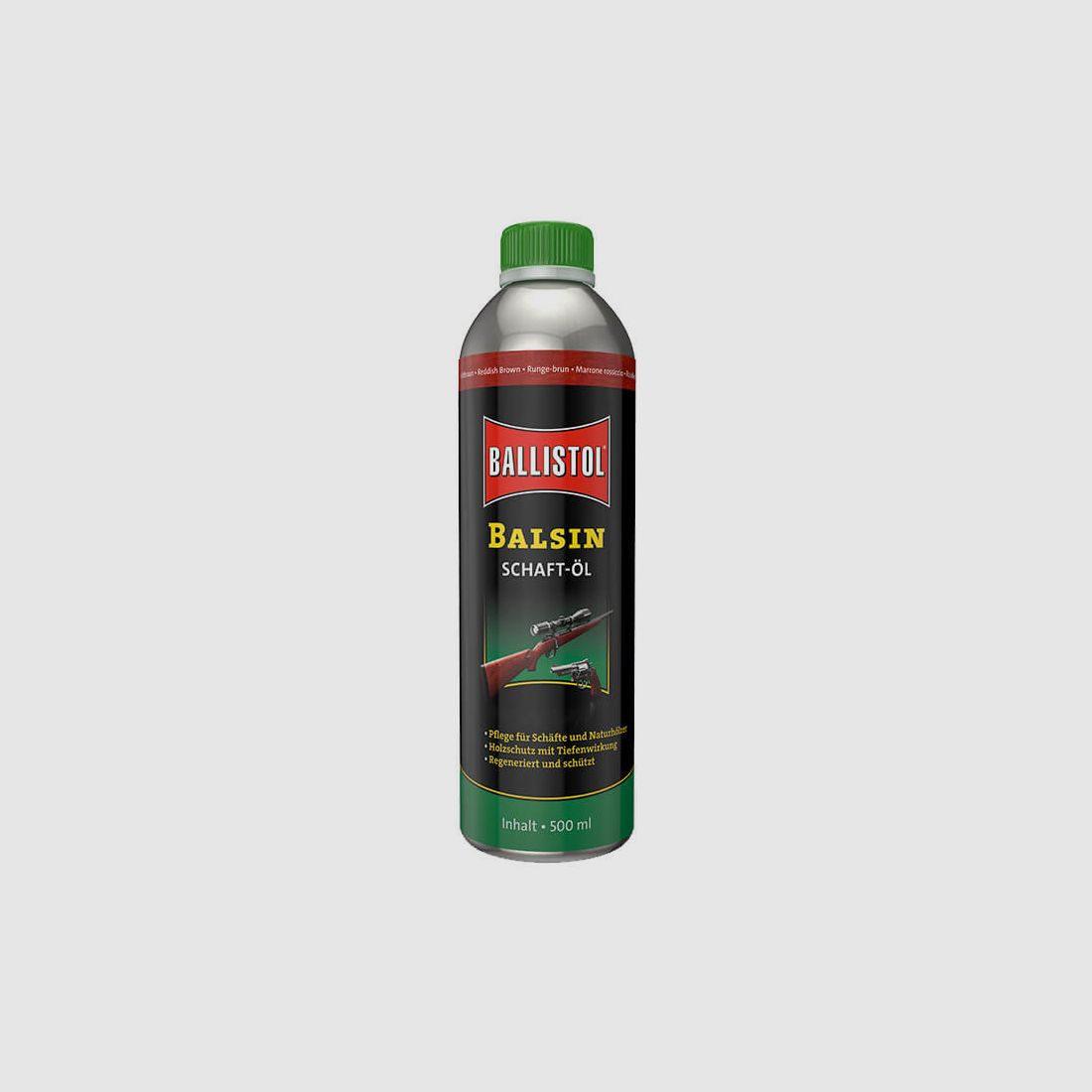 Balsin Schaftöl Rotbraun - 500ml Flasch