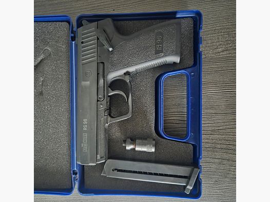 Röhm RG 96 9 mm P.A.K. incl. originele koffer & afschietbekers