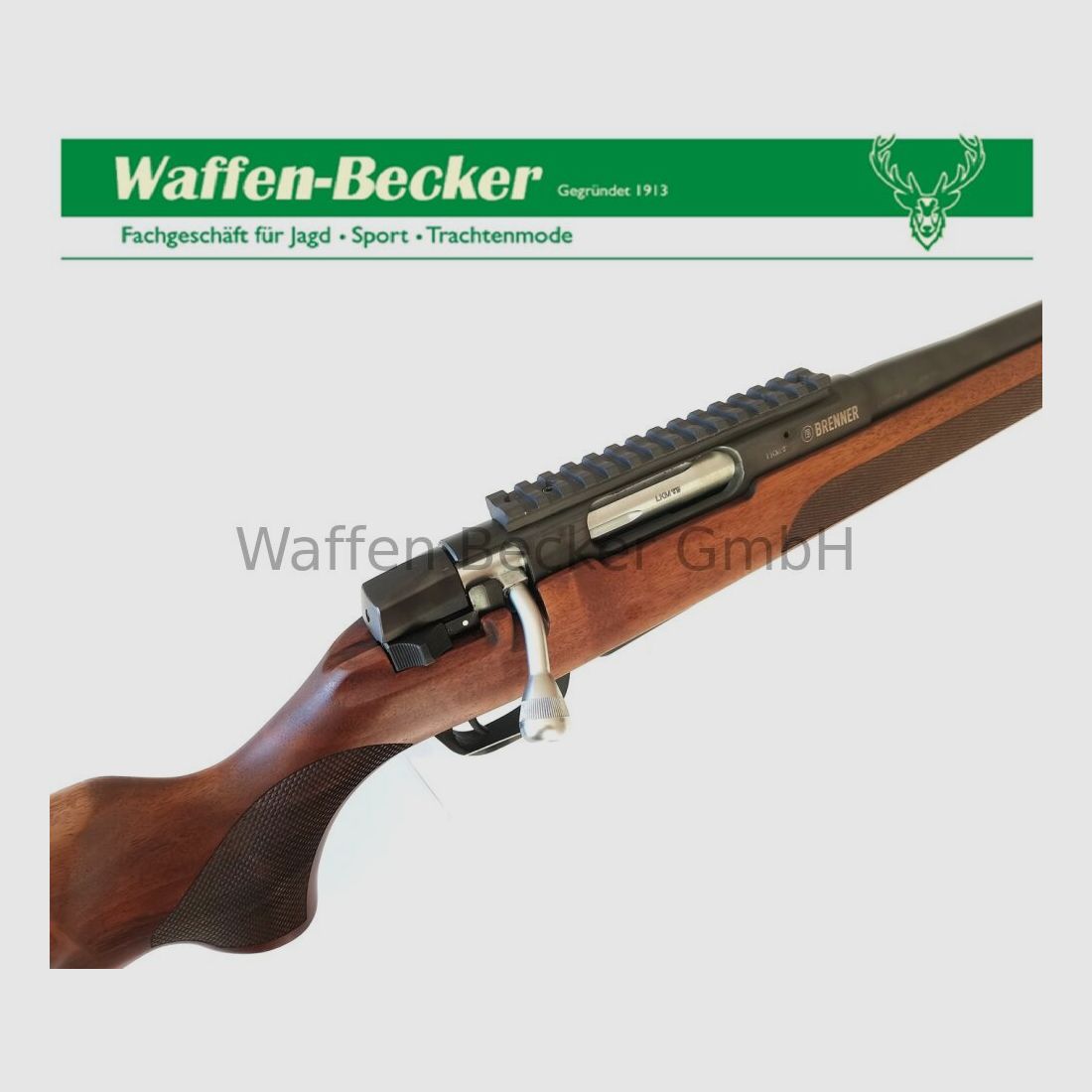 Brenner Brenner BR20 Kal. .308Win. LL:51cm M15x1 mondingsdraad, houten kolf