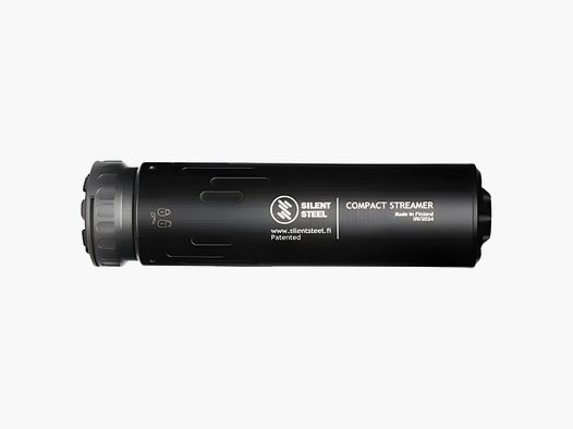 Silent Steel - Tłumik Flow Compact Streamer Steel 9mm QD 3-Lug - Czarny - CST900B-SS QD3L