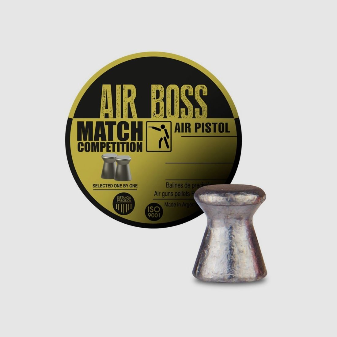 Pallini AIR BOSS Match Pistola ad aria 4,52mm. (.177), immagine 2 di 6