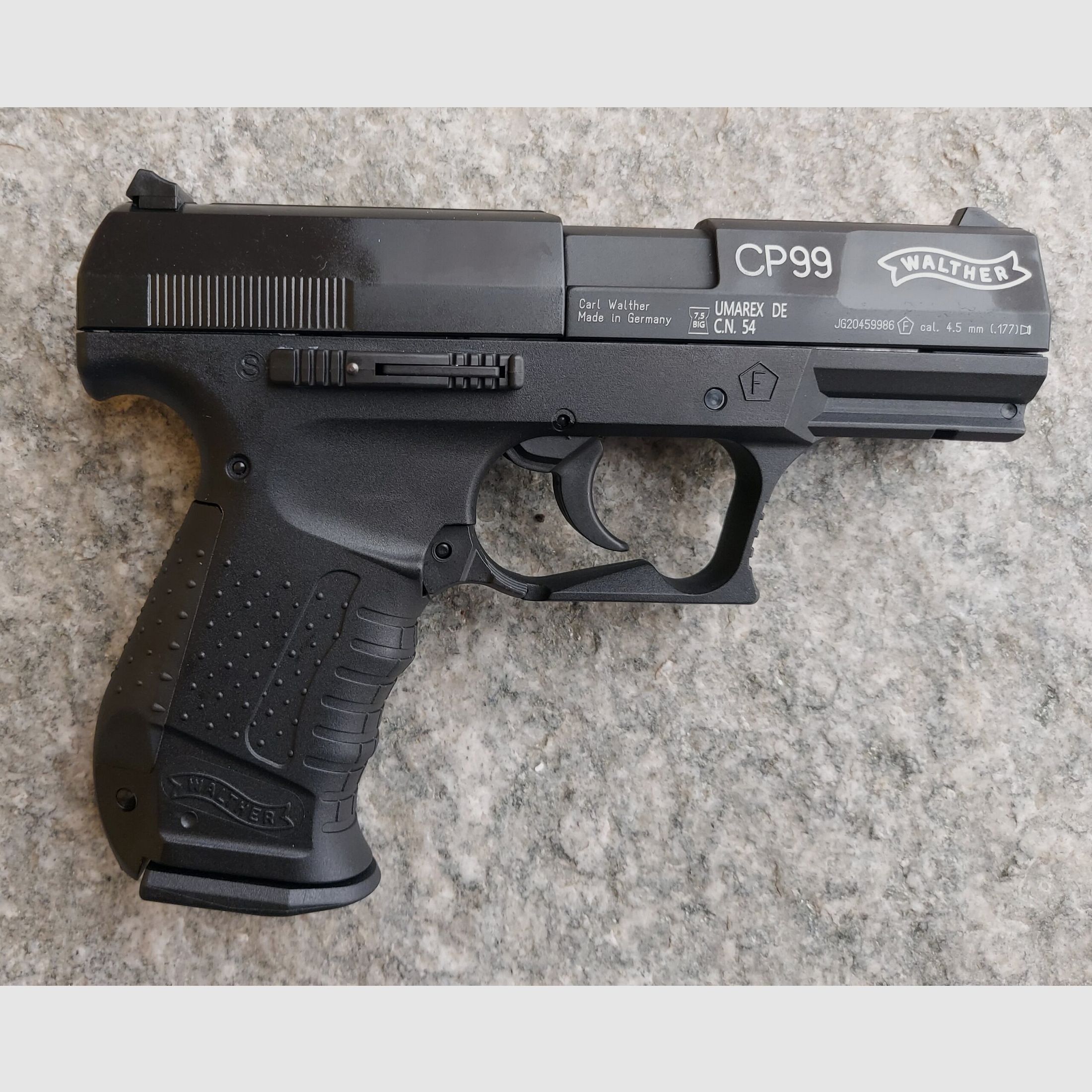 PISTOLE FREIER VERKAUF WALTHER CP 99 CAL. 4,5