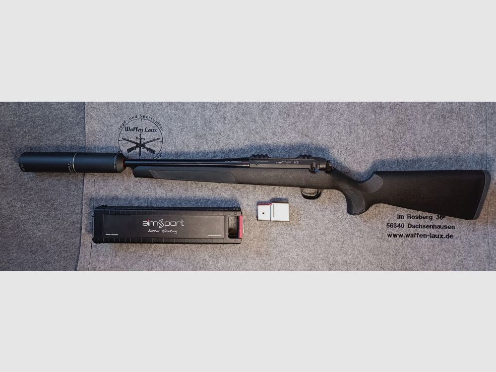 Steel Action Modell Steel Action HS gekürzter Lauf mit Schalldämpfer