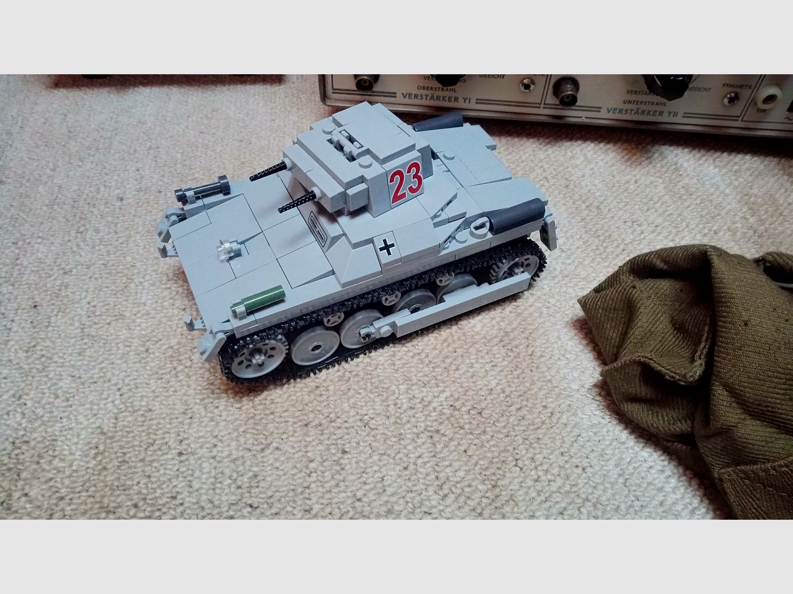 Cobi Duitse WK2 Panzer I / PzKpfw (1) Ausf. A (met dubbele MG-13) Klemmbausteinen Lego compatibel Product-Nr. 2474