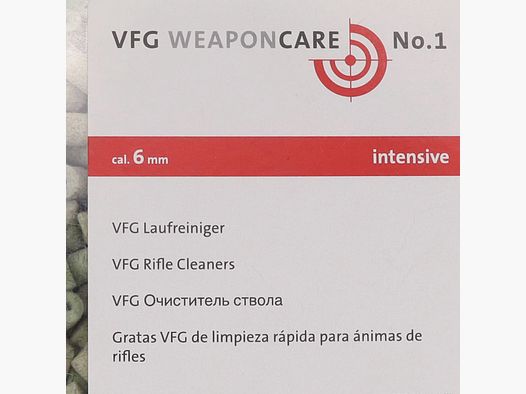 VFG Laufreiniger ''Intensive'' - 6mm (500stk.)