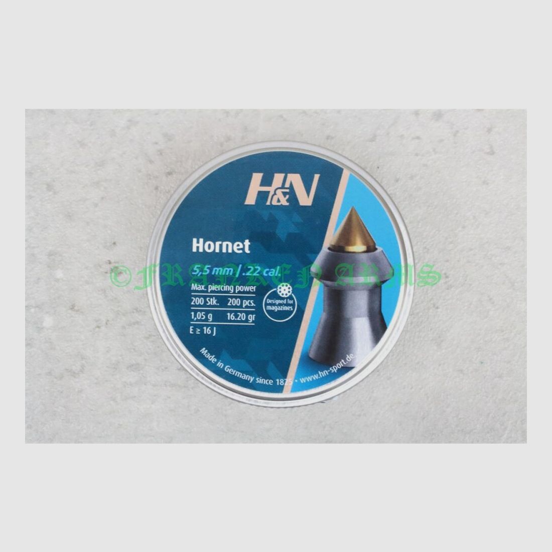 H&N Hornet 5,5mm 200 Stück Hornet 5,5mm 200 Stück Staffelpreise, Bild 2 von 2