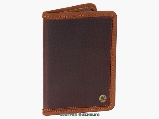 AKAH Etui na pozwolenie na polowanie z yak skóry Pullup Effect