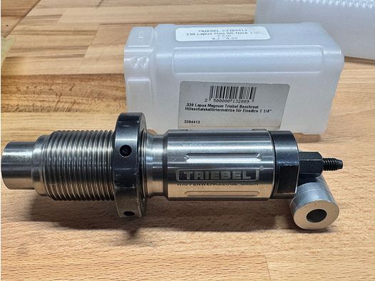 Triebel Hülsenhalz Matrize Benchrest in .338 Lapua Mag.