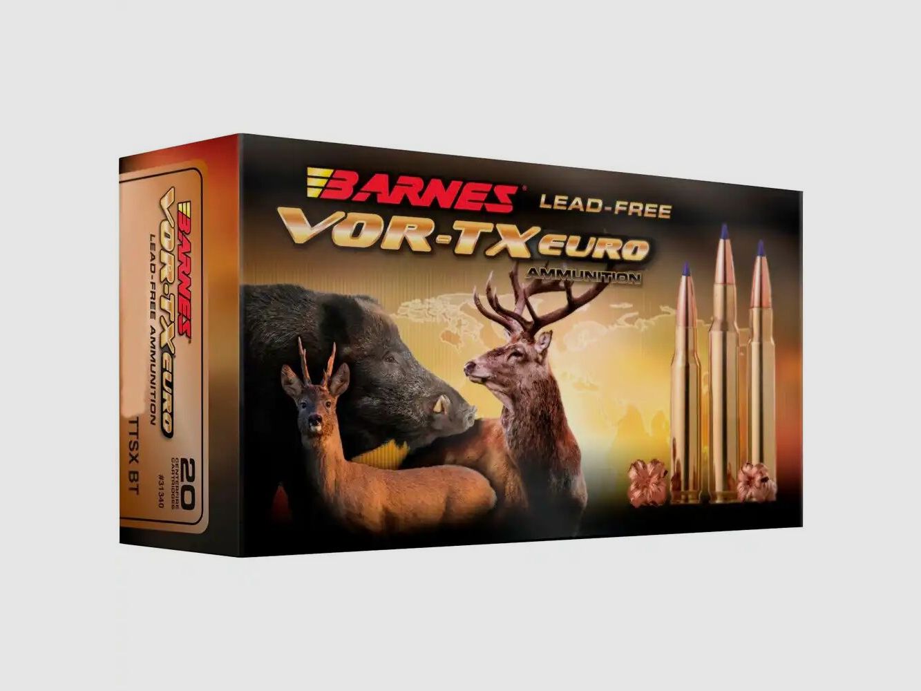 BARNES Munition BARNES VOR-TX 308WIN 150Grs TTSX BTEURO