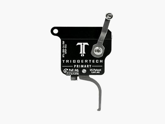 TriggerTech Rem700 Primary – Left – Bolt release – Straight Flat (Stainless)