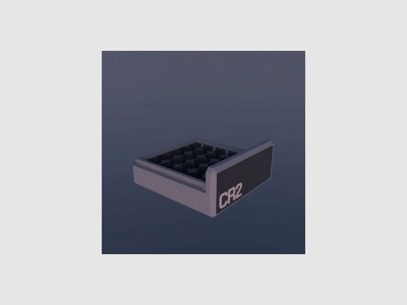 Filamelt CR2 Batteriebox "Schiebedeckel" – für 10 / 20 / 25 / 50 Batterien