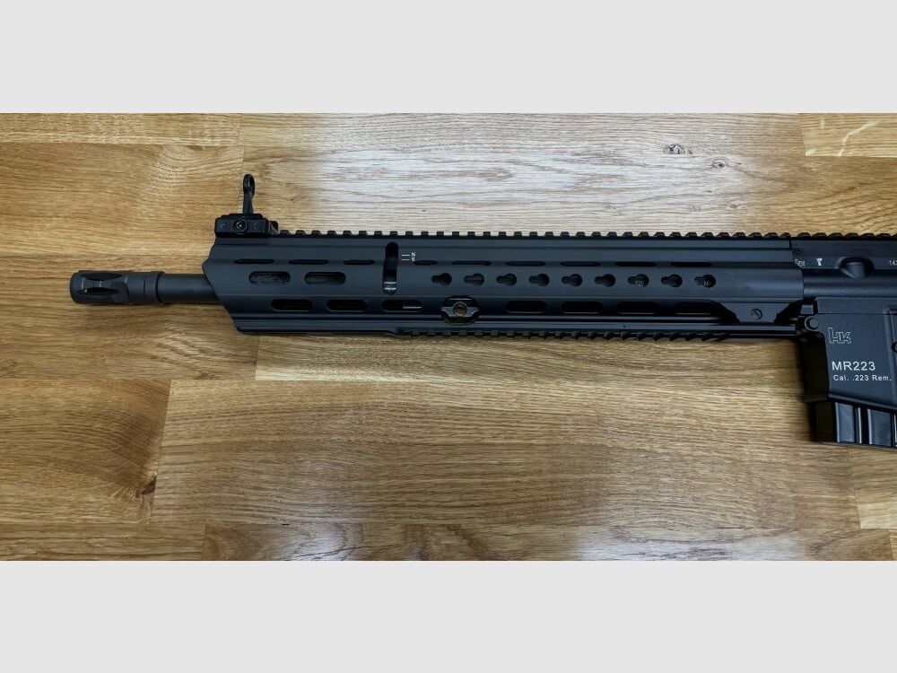 Heckler & Koch MR223 A3 Slim-Line 16,5" cañón - rifle semiautomático .223Rem guardamanos largo - color negro - aprobado deportivamente! - versión civil H&K 416
