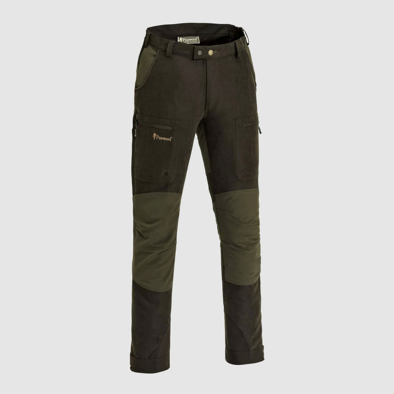 Spodnie Pinewood Caribou Hunt 5985 - Suede Brown/Dark Olive, zdjęcie 1 z 6