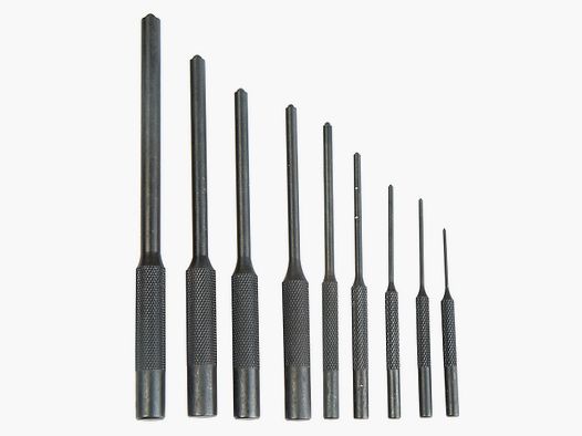 Wheeler Master Roll Pin Punch Set