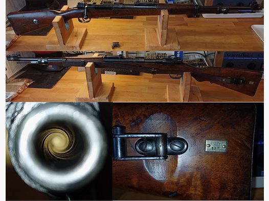 K98k Nummerngleich, Mauser Oberndorf 1937 Portugal (Neubeschuss vorhanden) Preis ist VB