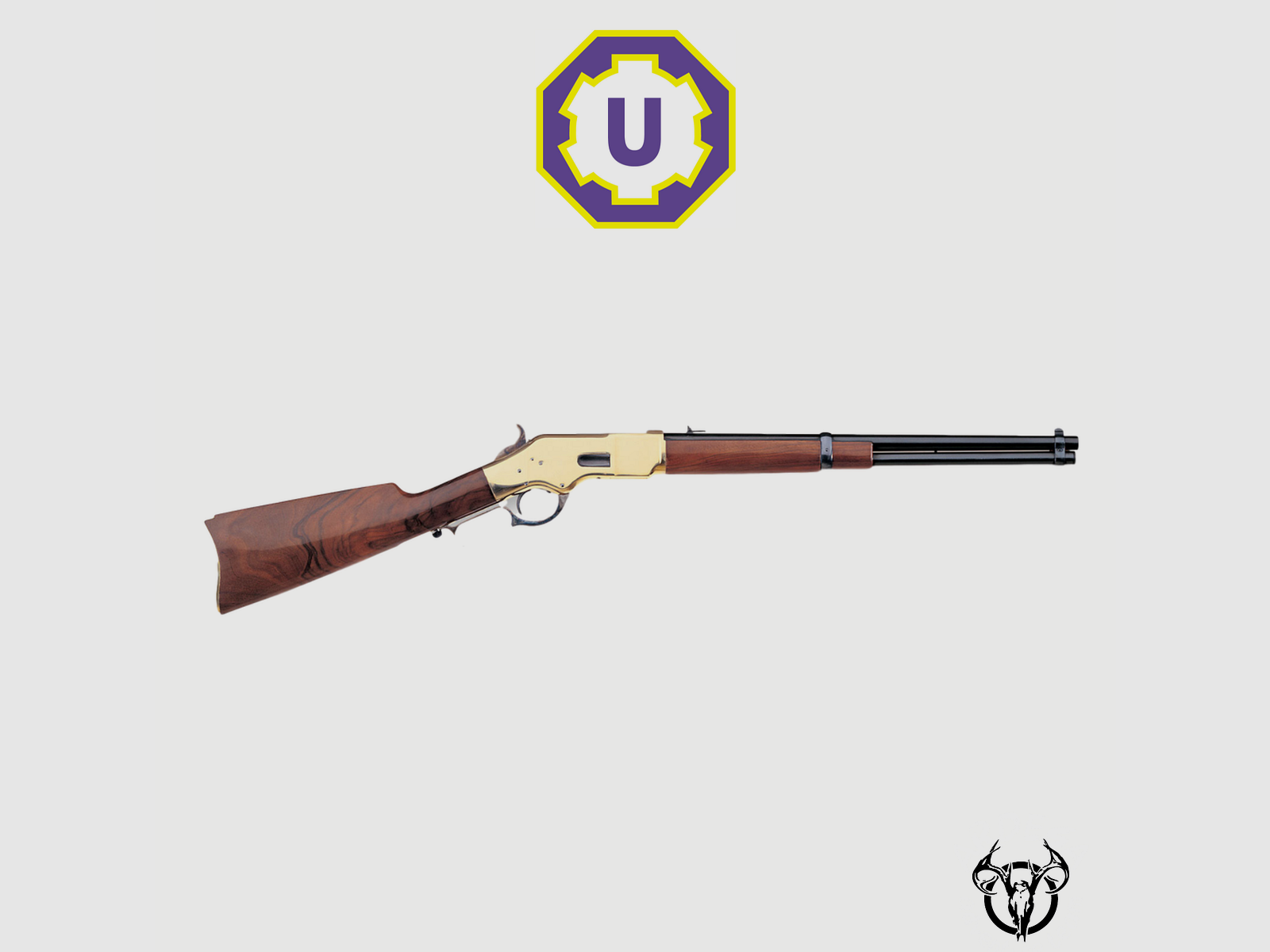 Unterhebelrepetierer UBERTI 1866 Yellowboy Carbine ohne Montageringe -.45LC-19″, Bild 1 von 2