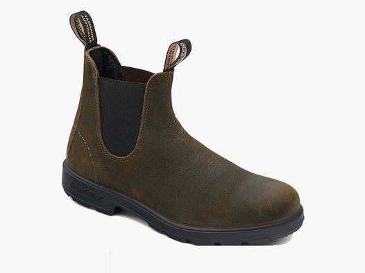 Blundstone Stiefelette 1615 Dark Olive, Rub Suede