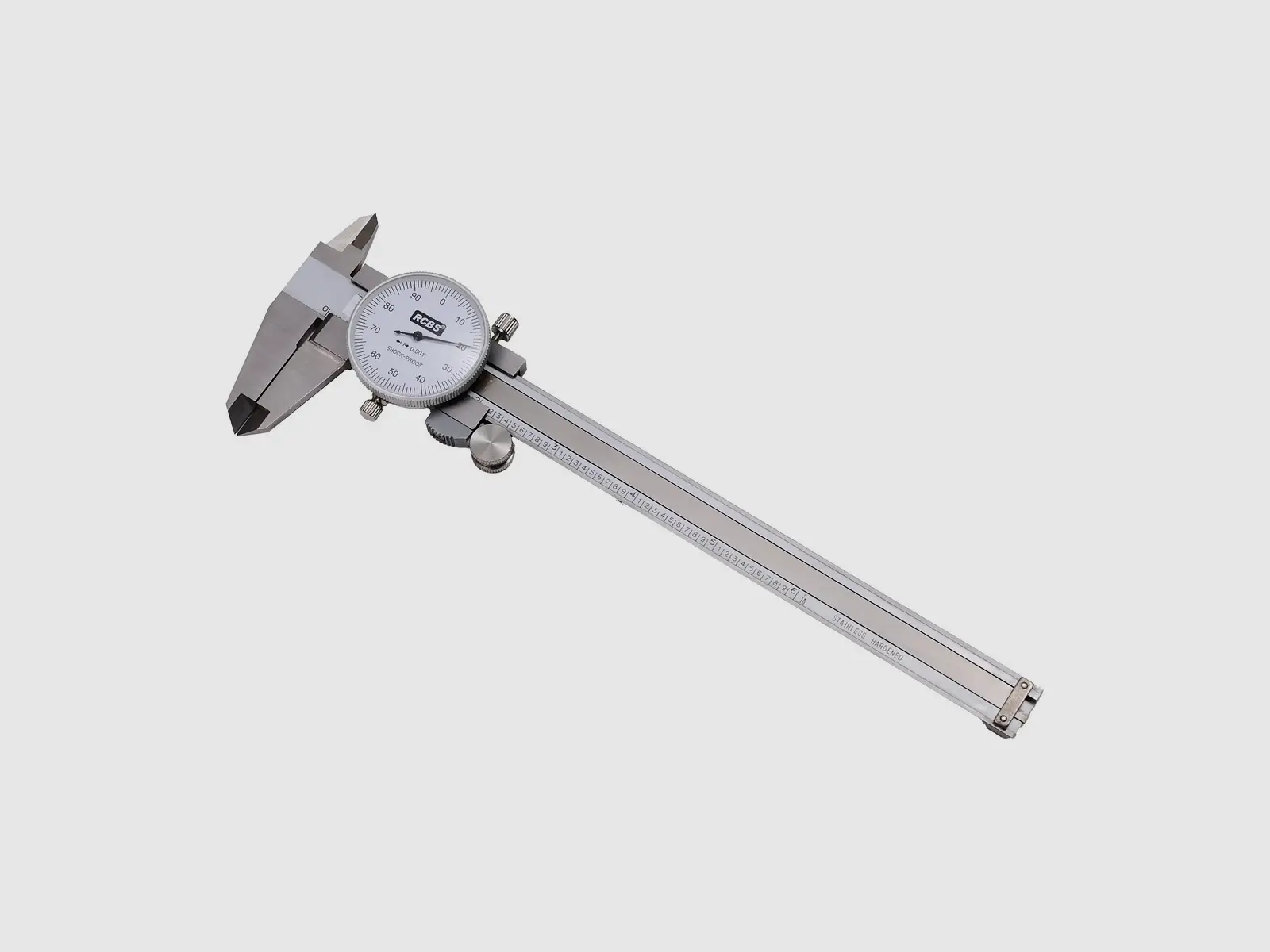 RCBS 87305 Messuhr-Messschieber aus Edelstahl – 0–6 Zoll