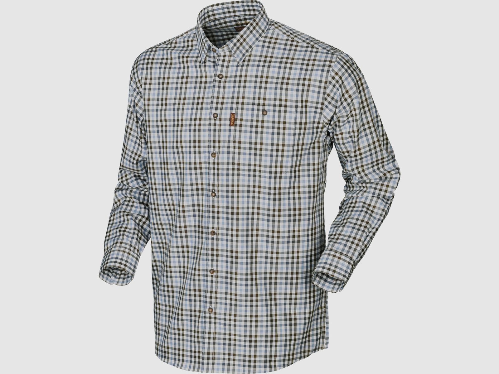 Härkila Hemd Milford in Heritage Blue Check