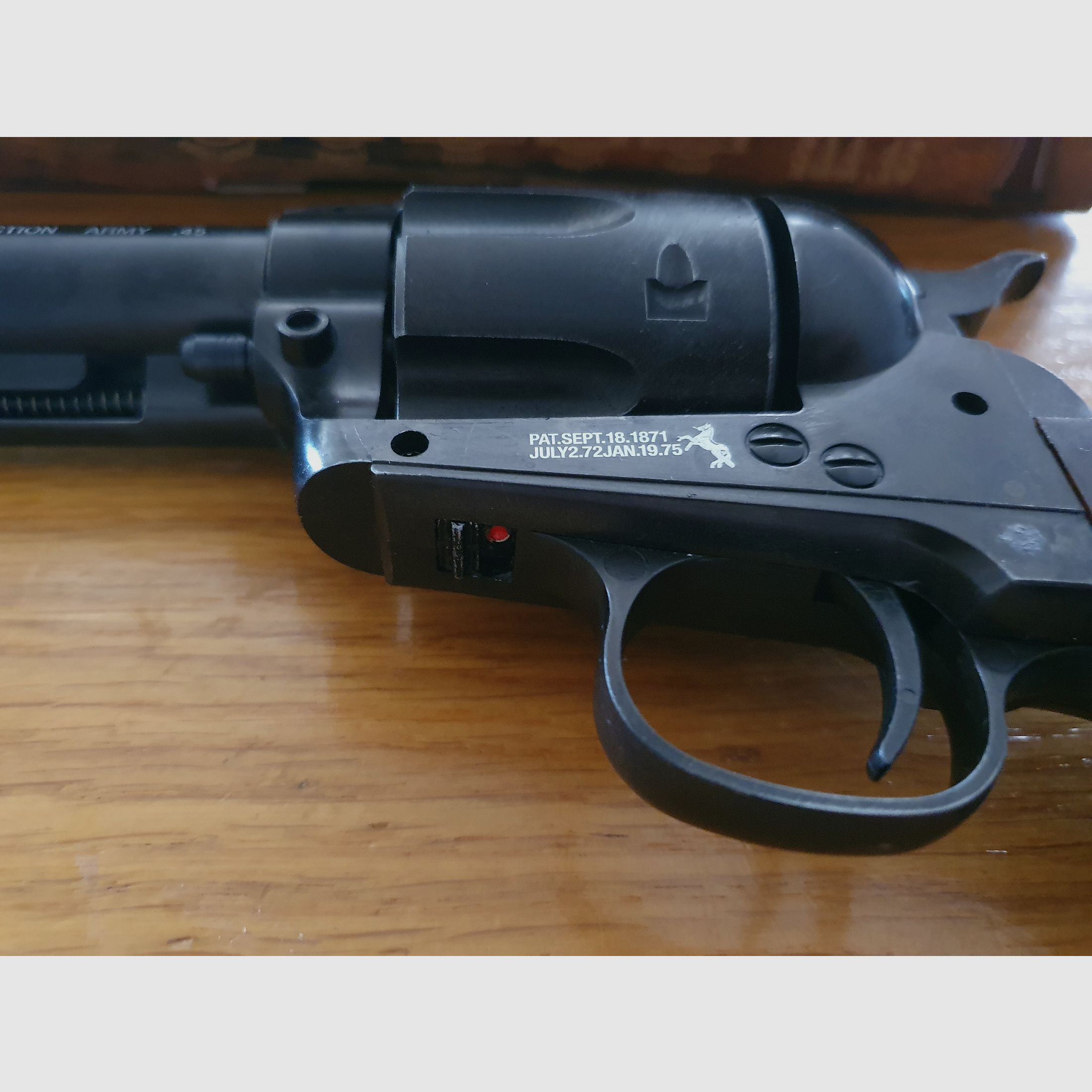 Colt Single Action Army SAA Co2 gezogener Lauf, 4,5 mm Diabolo, inkl. 12 Ladehülsen