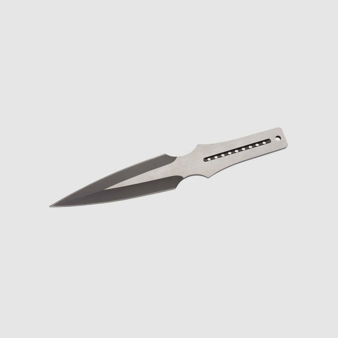 PUMA TEC throwing knife, steel AISI 420, partially coated, all-steel construction, black plastic sheath