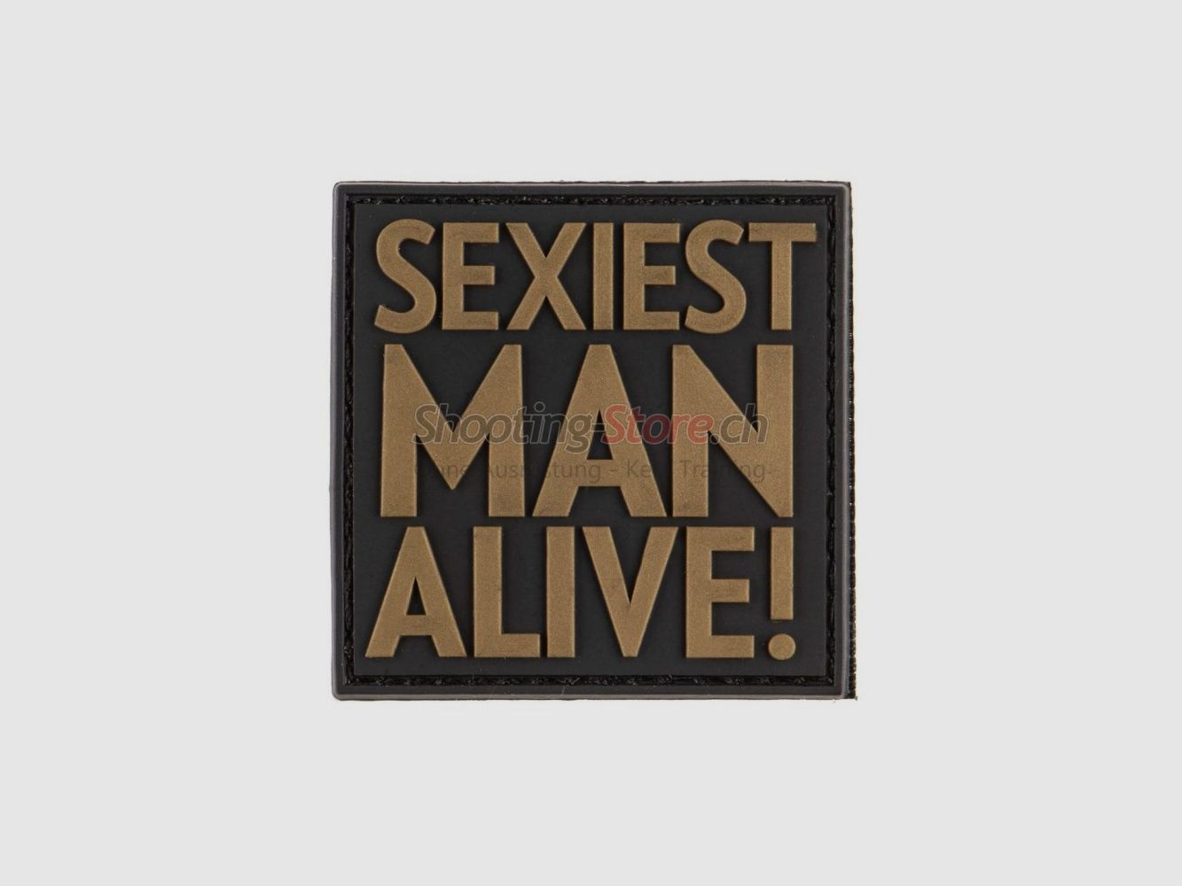 JTG Sexiest Man Alive Patch Schwarz