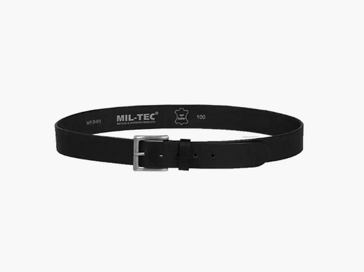 Mil-Tec Mil-Tec Trouser Belt Nappa Leather - Black / 90