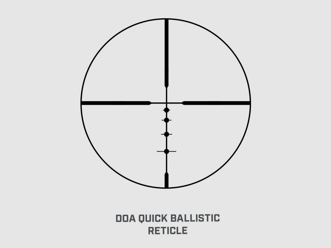 Bushnell Richtkijker Legend 4-12x40 DOA Quick Ballistic SFP (2.BE) #BL4124BS11