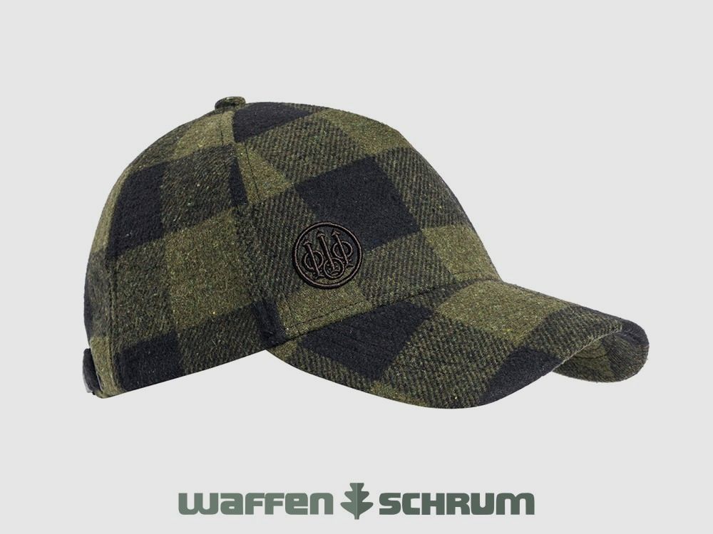 Beretta Cap Lodge Checkered Green Moss Check