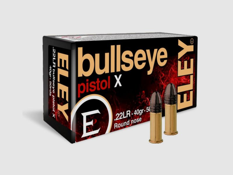 22lr ELEY BULLSEY PISTOLE X