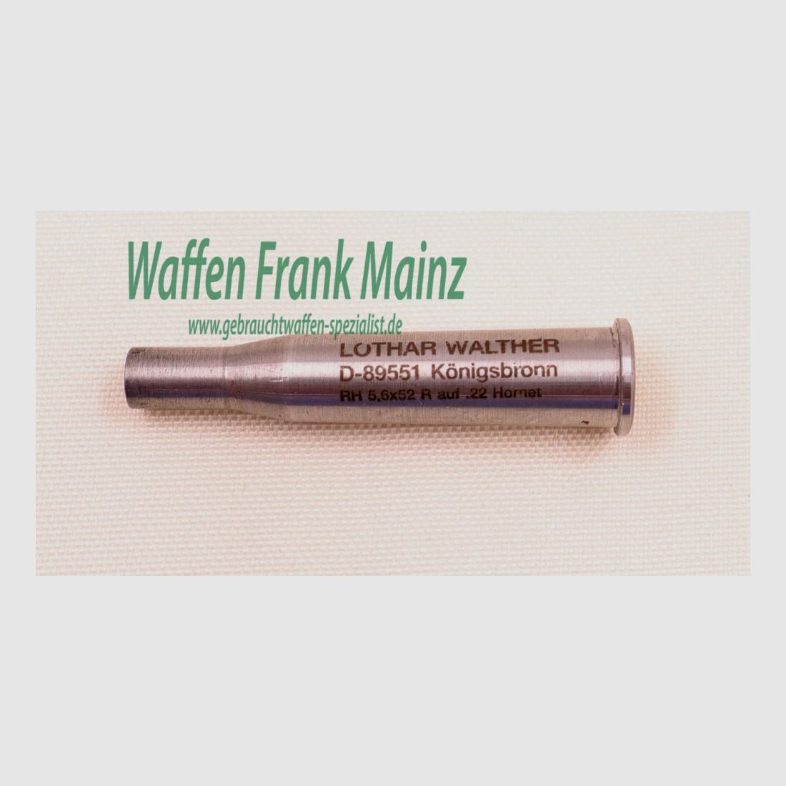 Lothar Walther riduce 5,6x52R a .22 Hornet