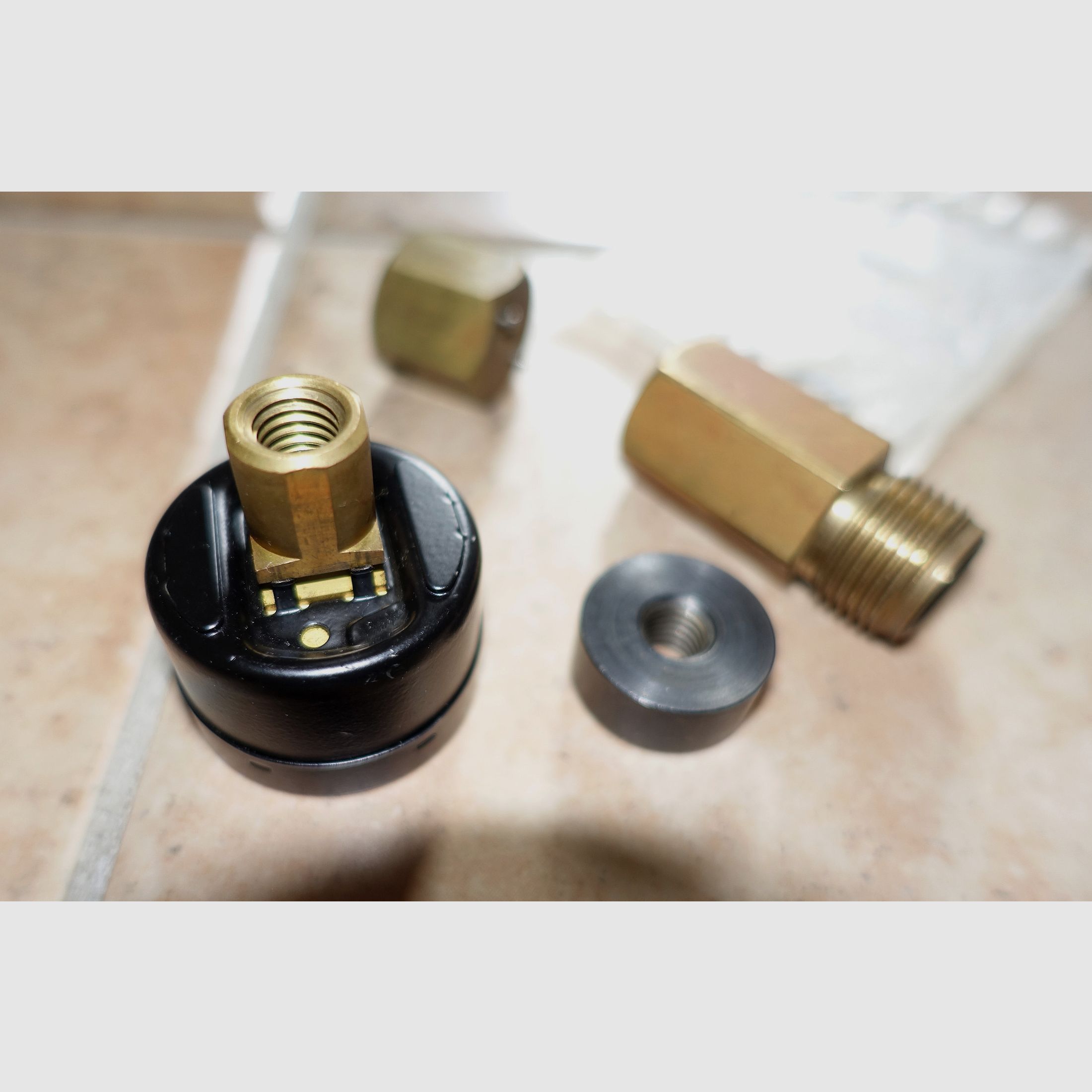 Hämmerli Manometer + Adapter usw.