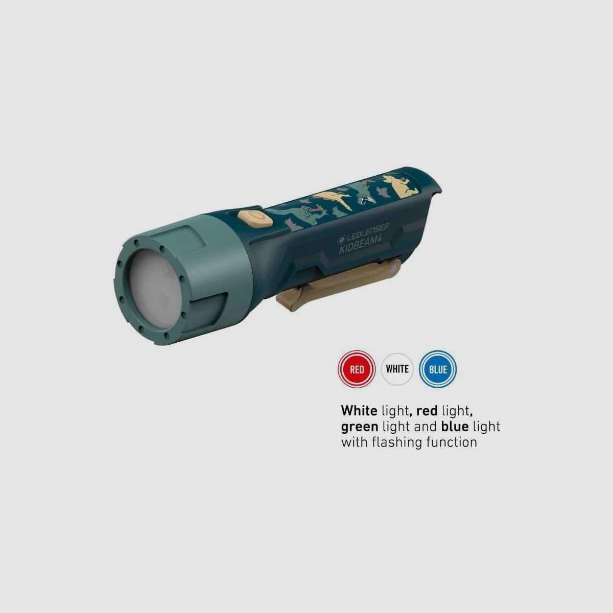 KIDBEAM 4 Torcia per bambini Verde