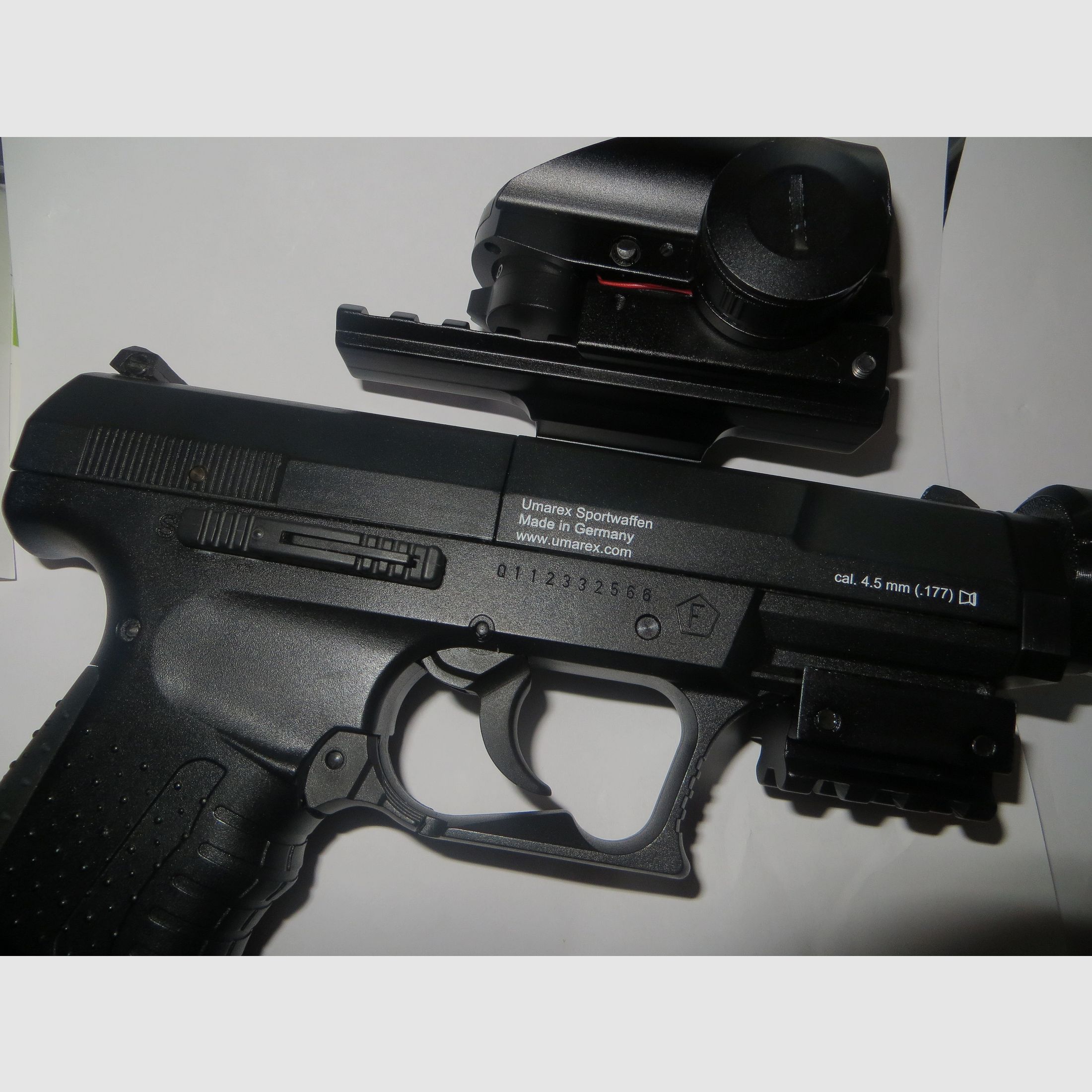 Walther CPSPORT (Baugleich Nighthawk) Mit RedDot und Moderator  (Däpferatrappe)