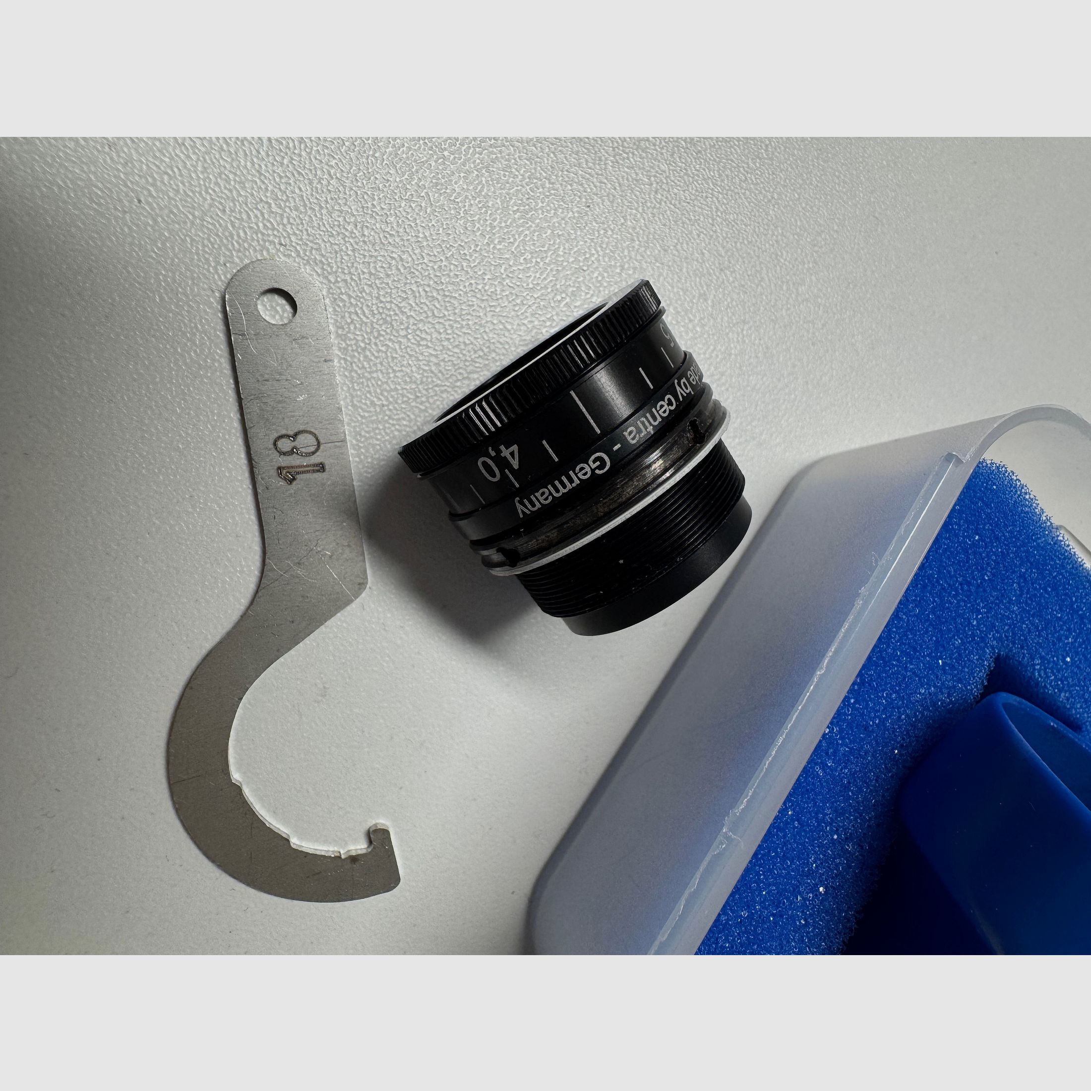 Central adjustable ring sight M18 x 0.5 / 3.8-5.8 / ring width 2mm