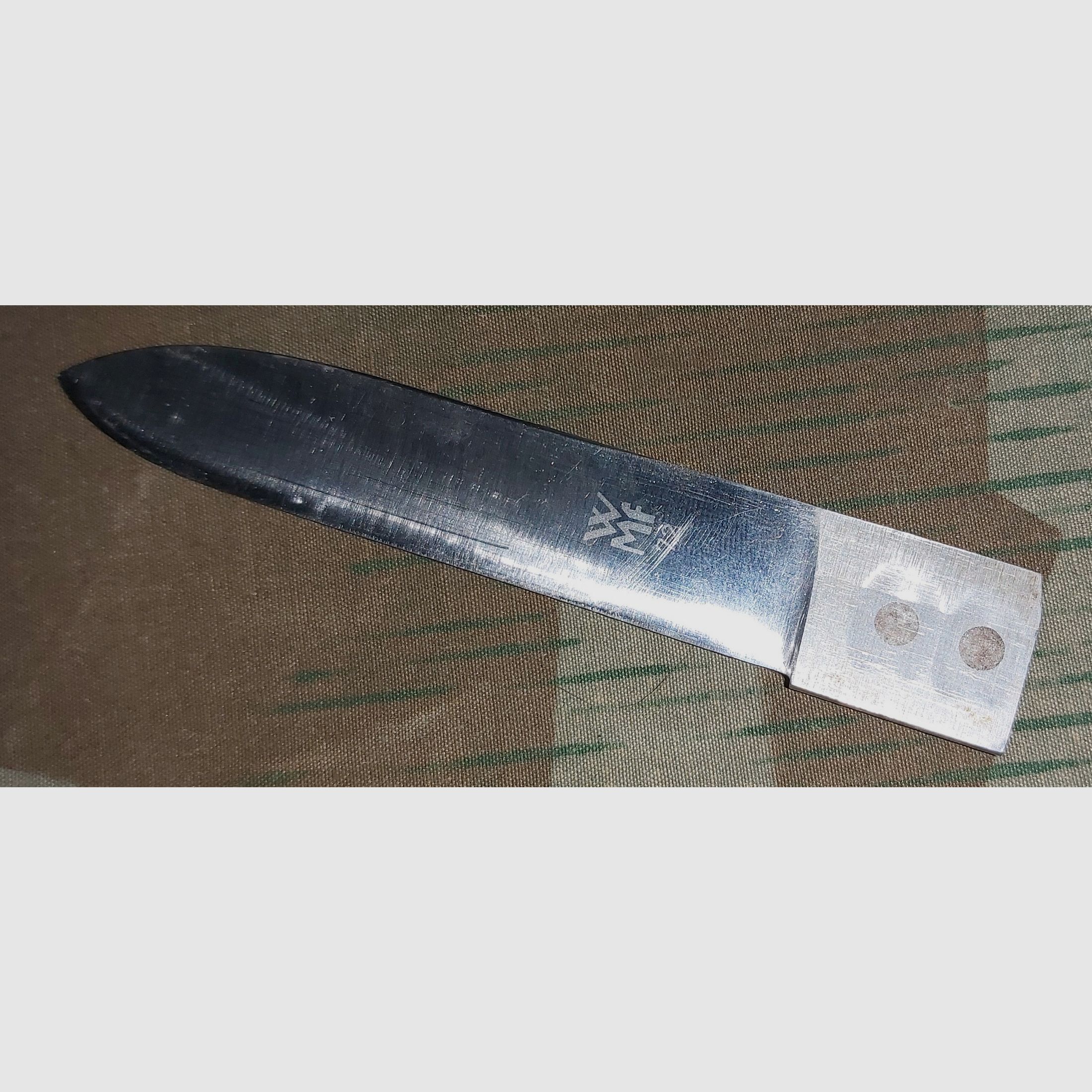 Cuchillo plegable Bundeswehr Fallschirmjäger WMF solo la hoja !!!