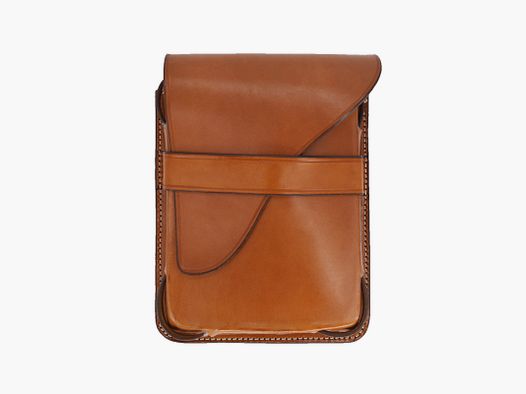 Tablettasche m/Trageriemen braun