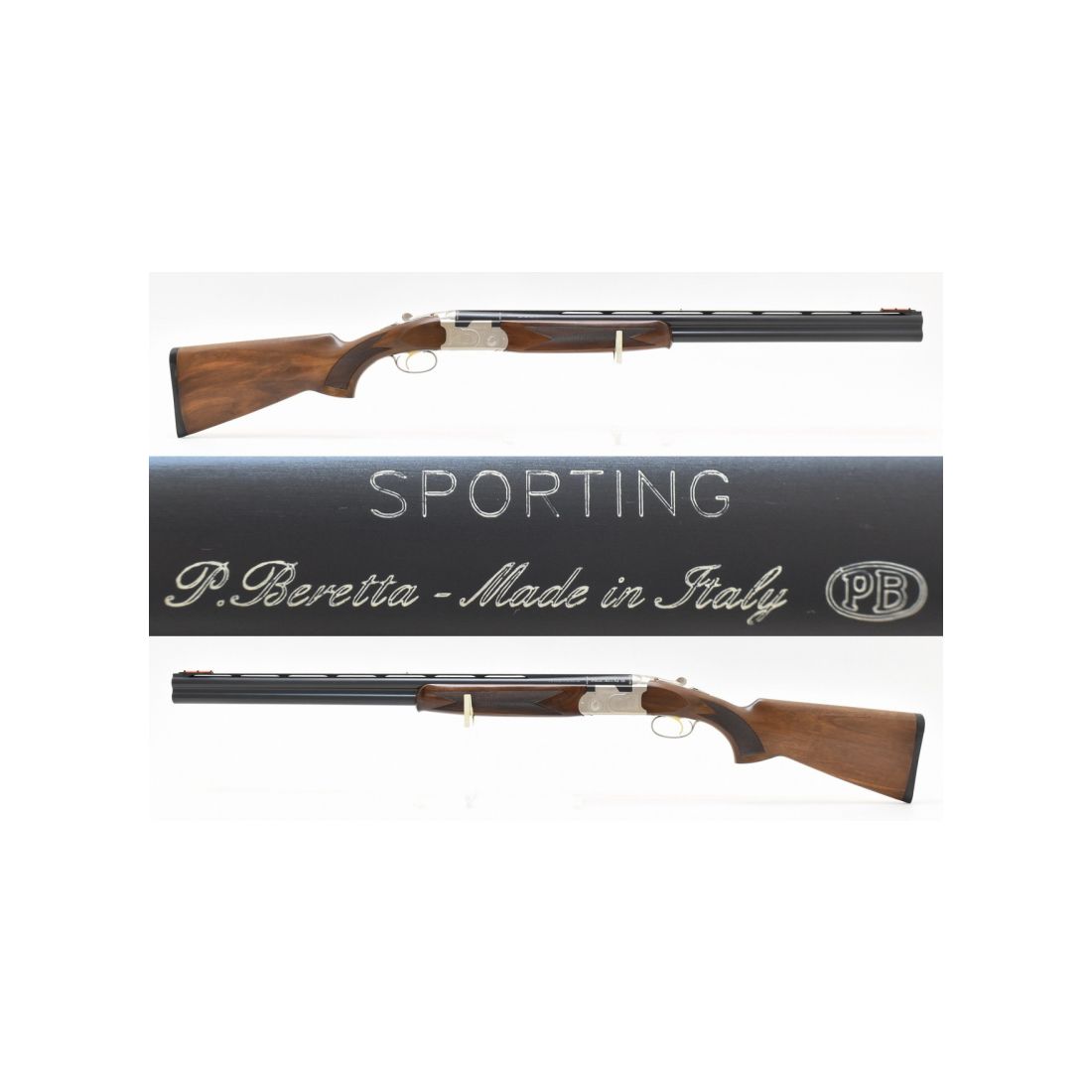 BERETTA " Silver Pigeon SPORTING " Bockflinte / BDF im Kal. 12/76 Mag. mit 28" / 71cm langen Läufen