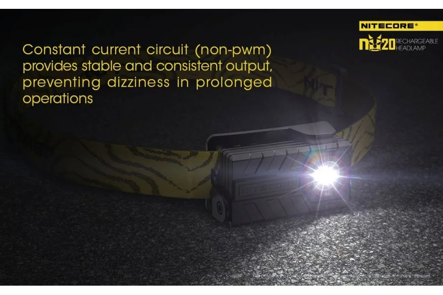 Nitecore NU20 Headlamp 360 lumens (LAT/NITECORE NU20 BLACK), image 30 of 50