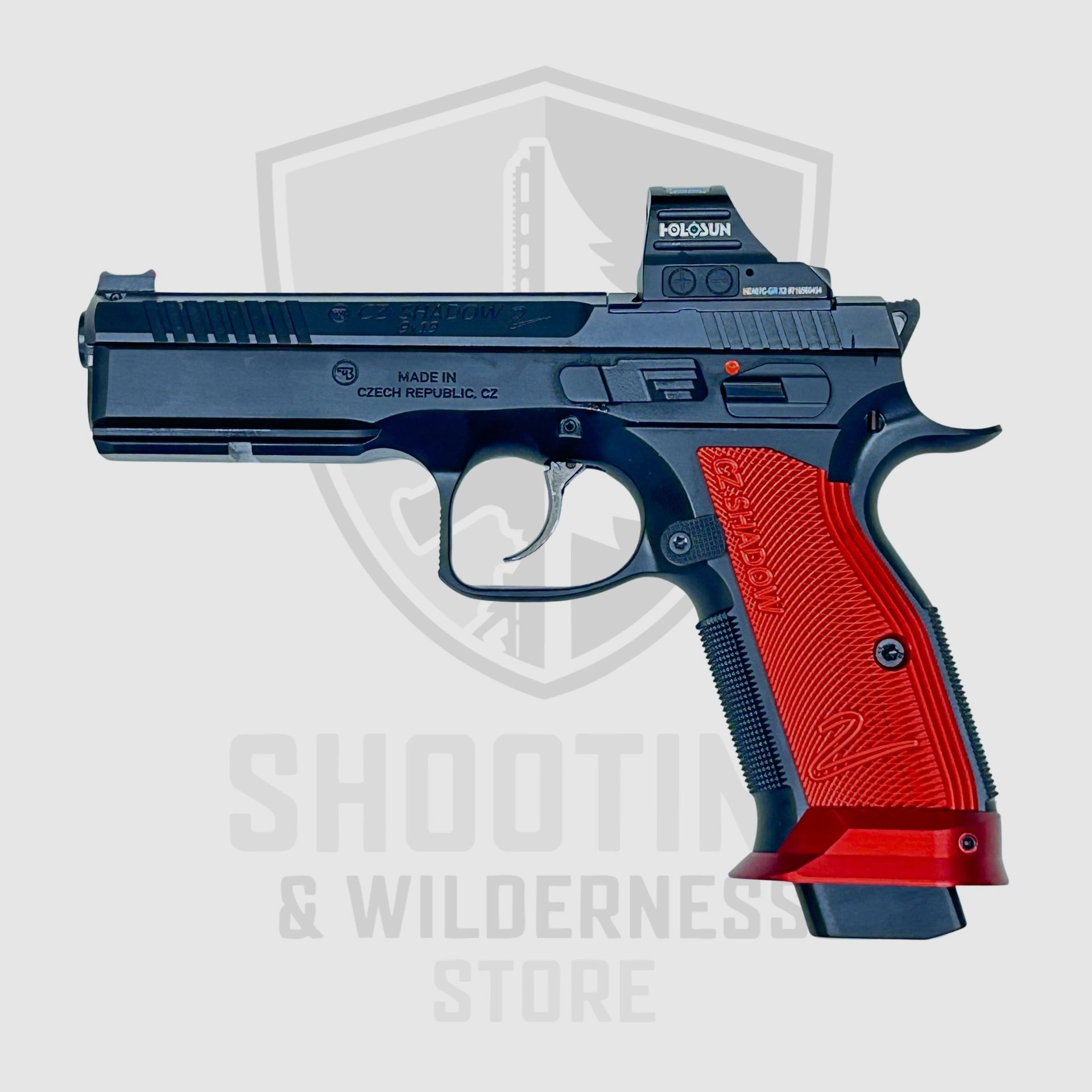 Set pistola CZ Shadow 2 OR, rosso, immagine 2 di 3