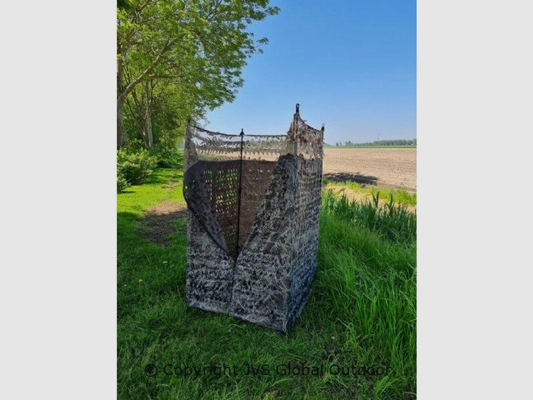 Tarnzelt Camouflage mit Rahmen inkl. Tarnnetz