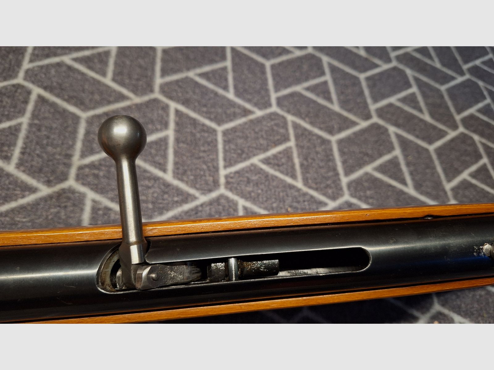 Haenel Suhl 310 DDR-GST Luftgewehr mit Magazin!