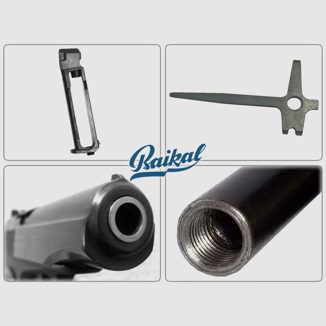 CO2 Pistole Baikal Makarov MP654K-59 GEN5 original KGB limitiert mit SchalldĂ¤mpfergewinde Kaliber 4,5 mm BB (P18)