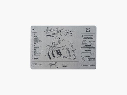 Tapis de démontage Glock Gen5 gris
