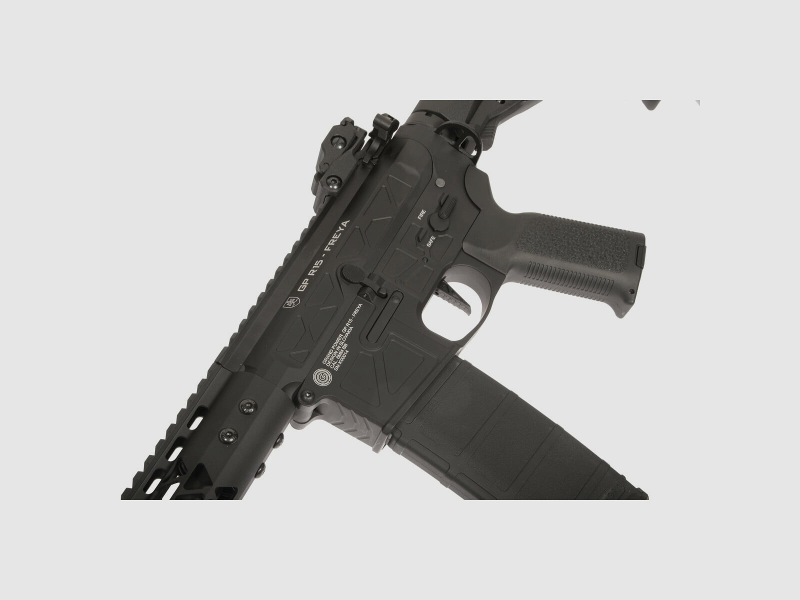 GP R15 FREYA Skeleton 13" gen.2 Mlok FREYA ALPHA Schwarz S-AEG Frei ab 18 Jahren | Delta Armory